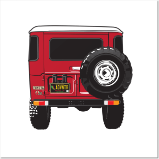 Landcruiser Backside Posters and Art